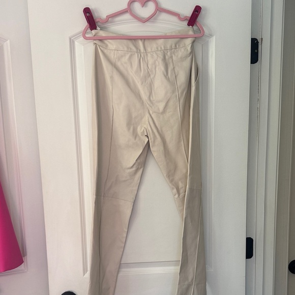 DROMe 100% Leather White Pant Small - Picture 4 of 5